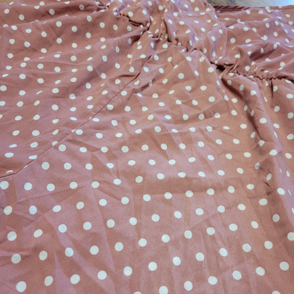 Shein  1xl pink polka dot romper - Picture 2 of 3